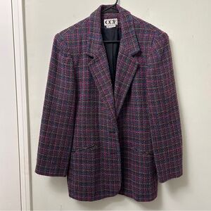 CCF women’s tweed multicolor blazer